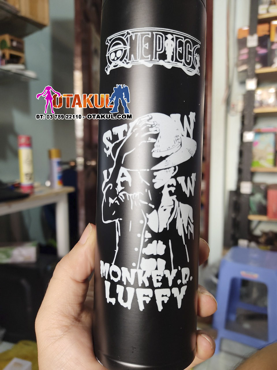 Bình Giữ Nhiệt Anime One Piece Luffy
