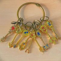 Xả Kho Móc Chìa Dây Chuyền Sailor Moon Fairy Tail Sakura Đồng Giá 25k