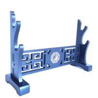 Giá Để Kiếm Để Bàn Màu Đen 2 Tầng Hình Thái Cực Mạ Vàng Loại Cao Cấp