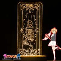Đèn Ngủ Sakura Clear Card - RECORD -Vàng