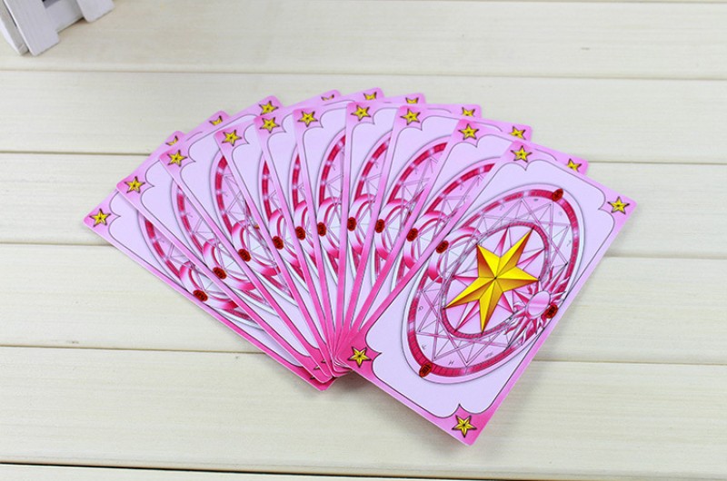 Lá bài Sakura màu Hồng