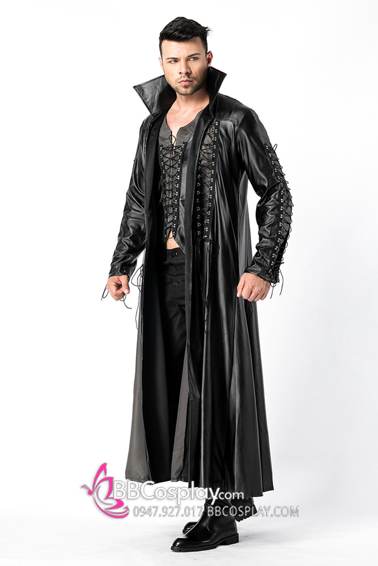 Đồ Thợ Săn Ma Cà Rồng Bigsize Vải Da Cao Cấp Phong Cách Gothic