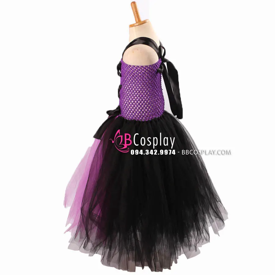 Đồ Phù Thủy Cho Bé Gái Mẫu Tím