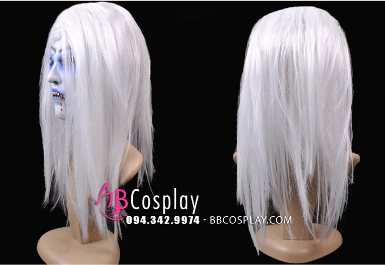 Mặt Nạ Ma Cương Thi May Kèm Tóc