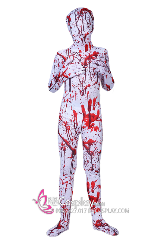 Jumpsuit Zombie Ma Halloween Size 130-140