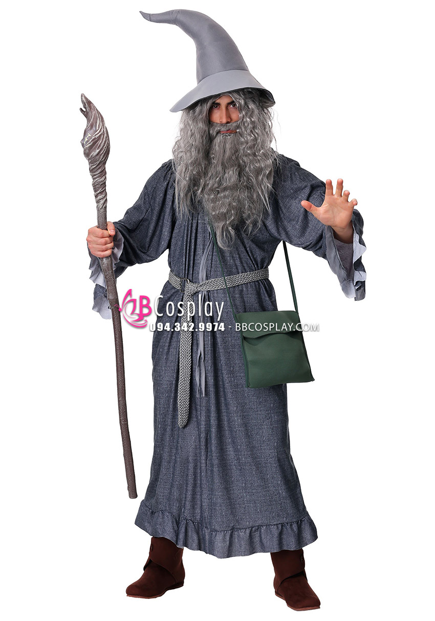 Bộ Râu Tóc Phù Thủy Gandalf - Chúa Tể Những Chiếc Nhẫn