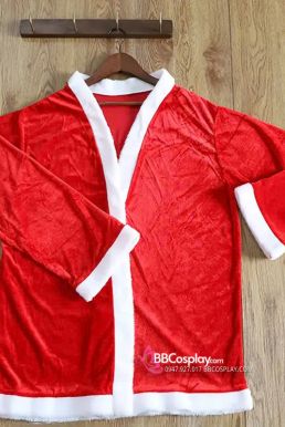 Trang Phục Ông Già Noel Vải Nhung Tặng Kèm Râu