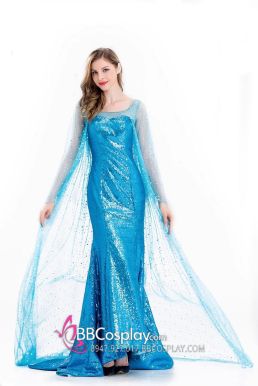 Đầm Nữ Hoàng Băng Giá Elsa Mẫu Mới