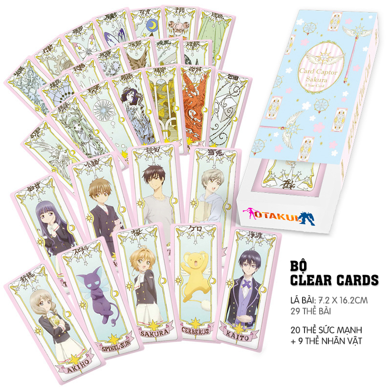Hộp Bài Sakura Clear Card - Giấy
