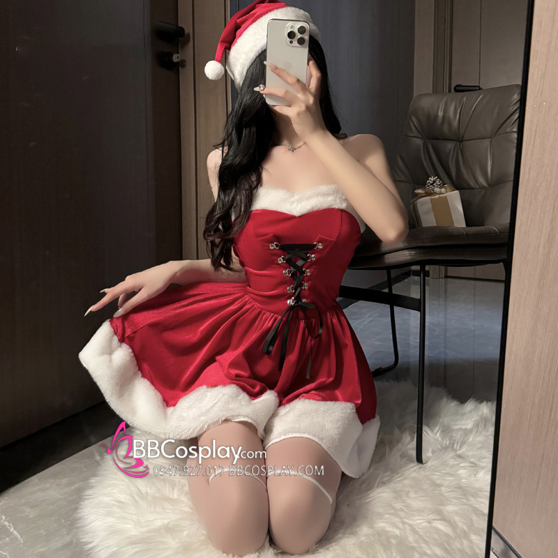 Đầm Giáng Sinh Cúp Ngực Feli-La Vida