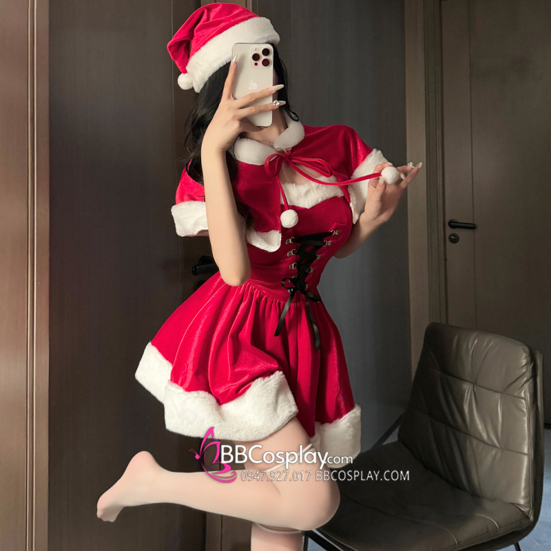 Đầm Giáng Sinh Cúp Ngực Feli-La Vida