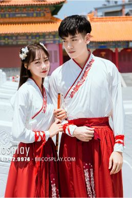 Cặp Đôi Hán Phục Cưới Nhị Vãn