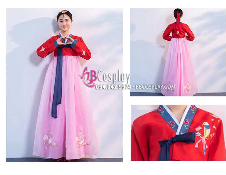 Đầm công chúa kiểu hanbok Hàn Quốc cho bé gái từ 2-7 tuổi CBG40164P | Bé  Cưng Shop
