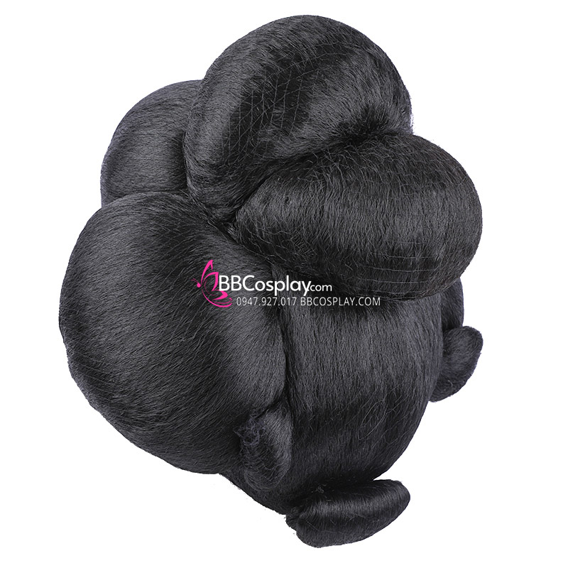Tóc Giả Geisha Nhật Bản - Chuẩn Nhật