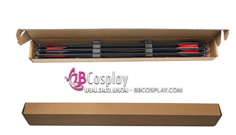 Mũi Tên Thép Carbon 80cm Dùng Cho Cung Tên Thi Đấu