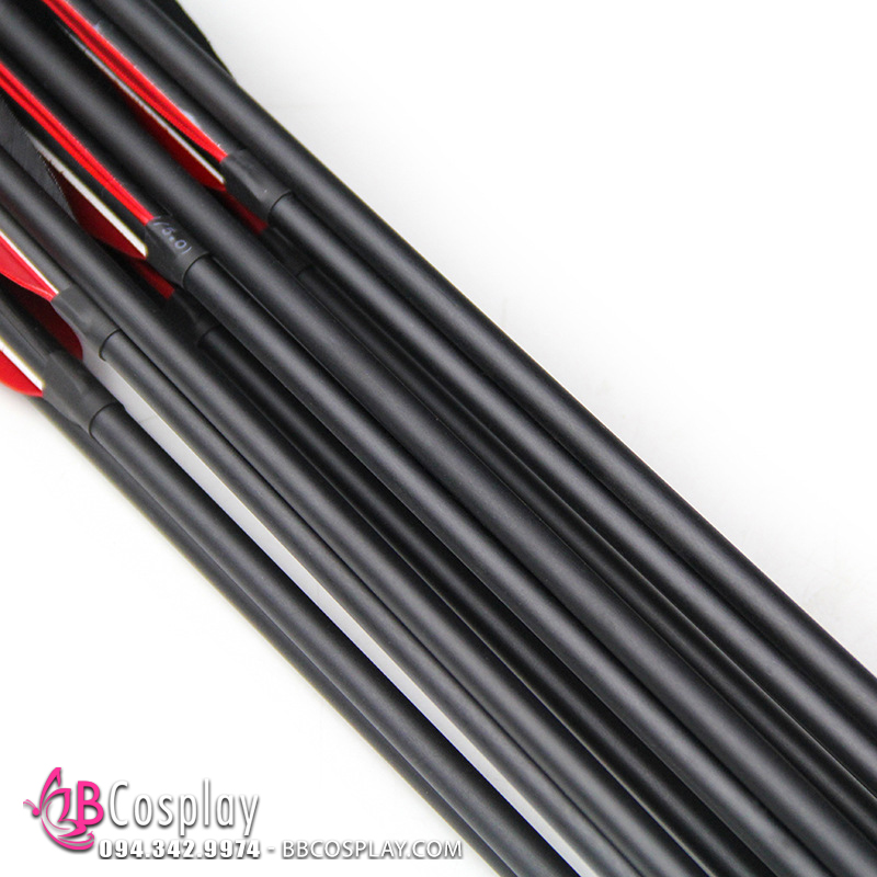 Mũi Tên Thép Carbon 80cm Dùng Cho Cung Tên Thi Đấu