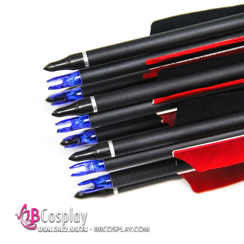Mũi Tên Thép Carbon 80cm Dùng Cho Cung Tên Thi Đấu