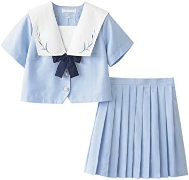 Bộ Đồng Phục Nữ Sinh Tone Xanh Pastel