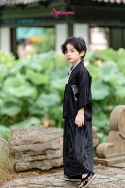 Kimono Bé Trai - Mẫu Đen