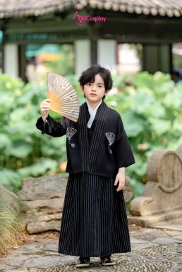 Kimono Bé Trai - Mẫu Đen