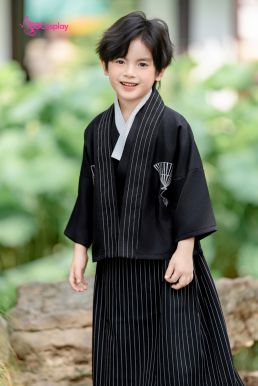 Kimono Bé Trai - Mẫu Đen