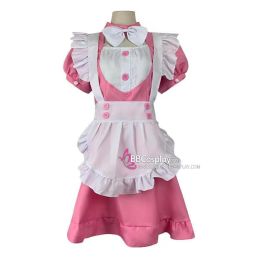Trang Phục Maid Mẫu Mới Màu Hồng Nè
