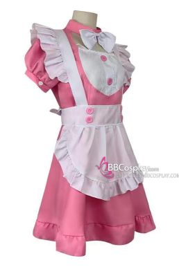 Trang Phục Maid Mẫu Mới Màu Hồng Nè