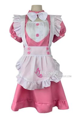 Trang Phục Maid Mẫu Mới Màu Hồng Nè