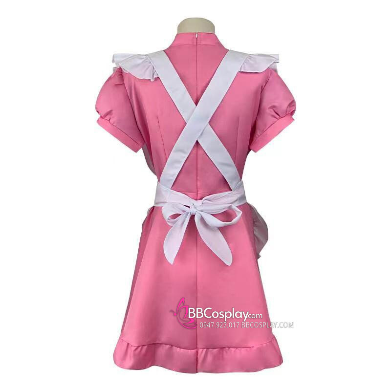 Trang Phục Maid Mẫu Mới Màu Hồng Nè