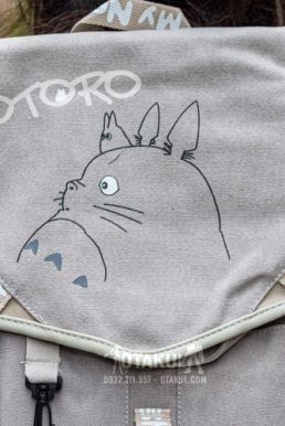 Balo Anime Totoro - My Neighbor Totoro Xám