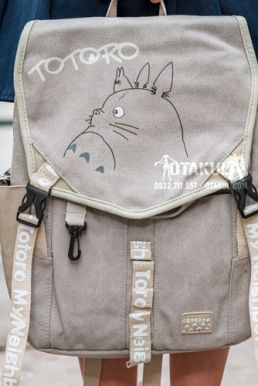 Balo Anime Totoro - My Neighbor Totoro Xám