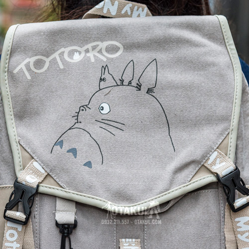 Balo Anime Totoro - My Neighbor Totoro Xám