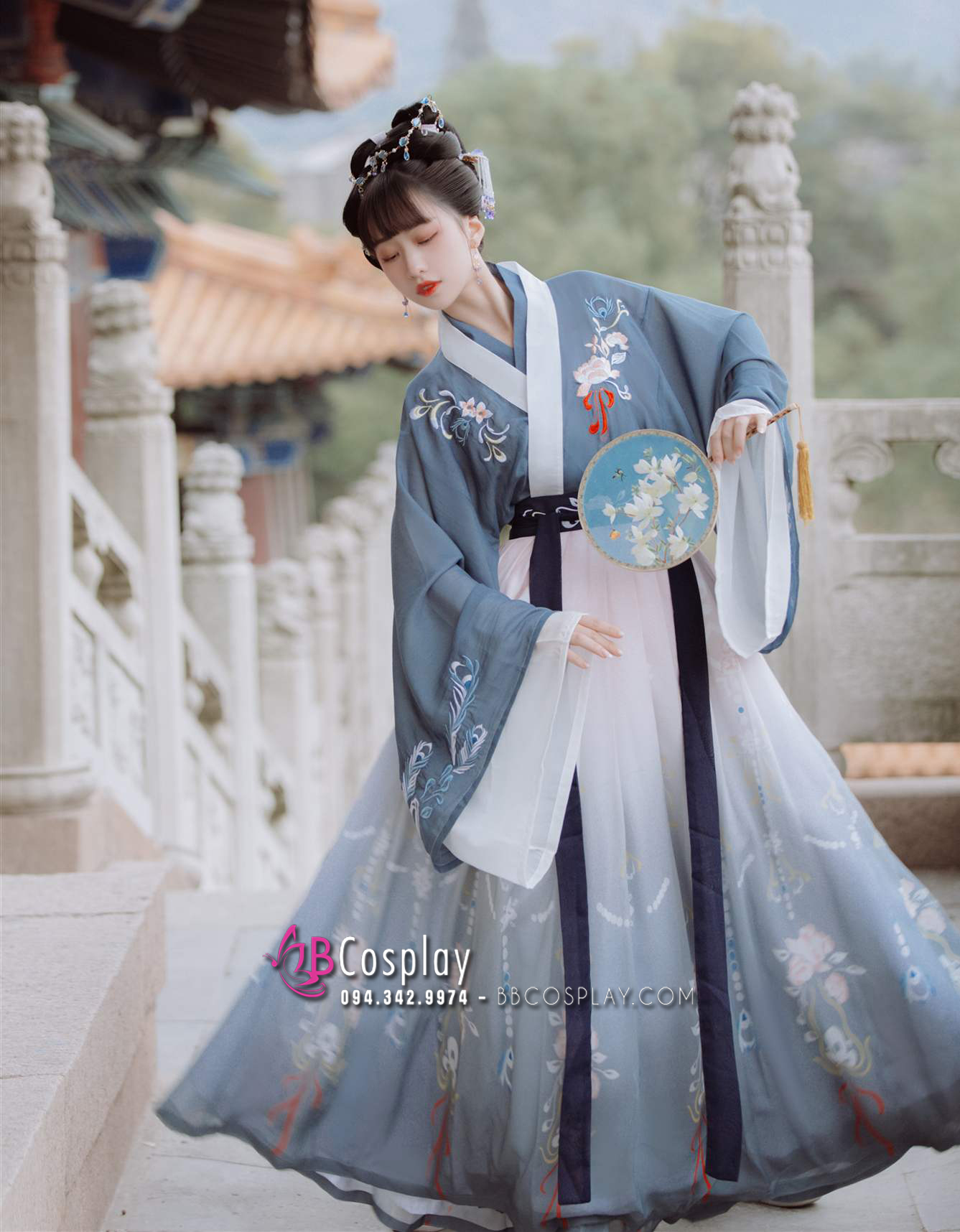 Hán Phục Chiết Eo Toàn Cơ
