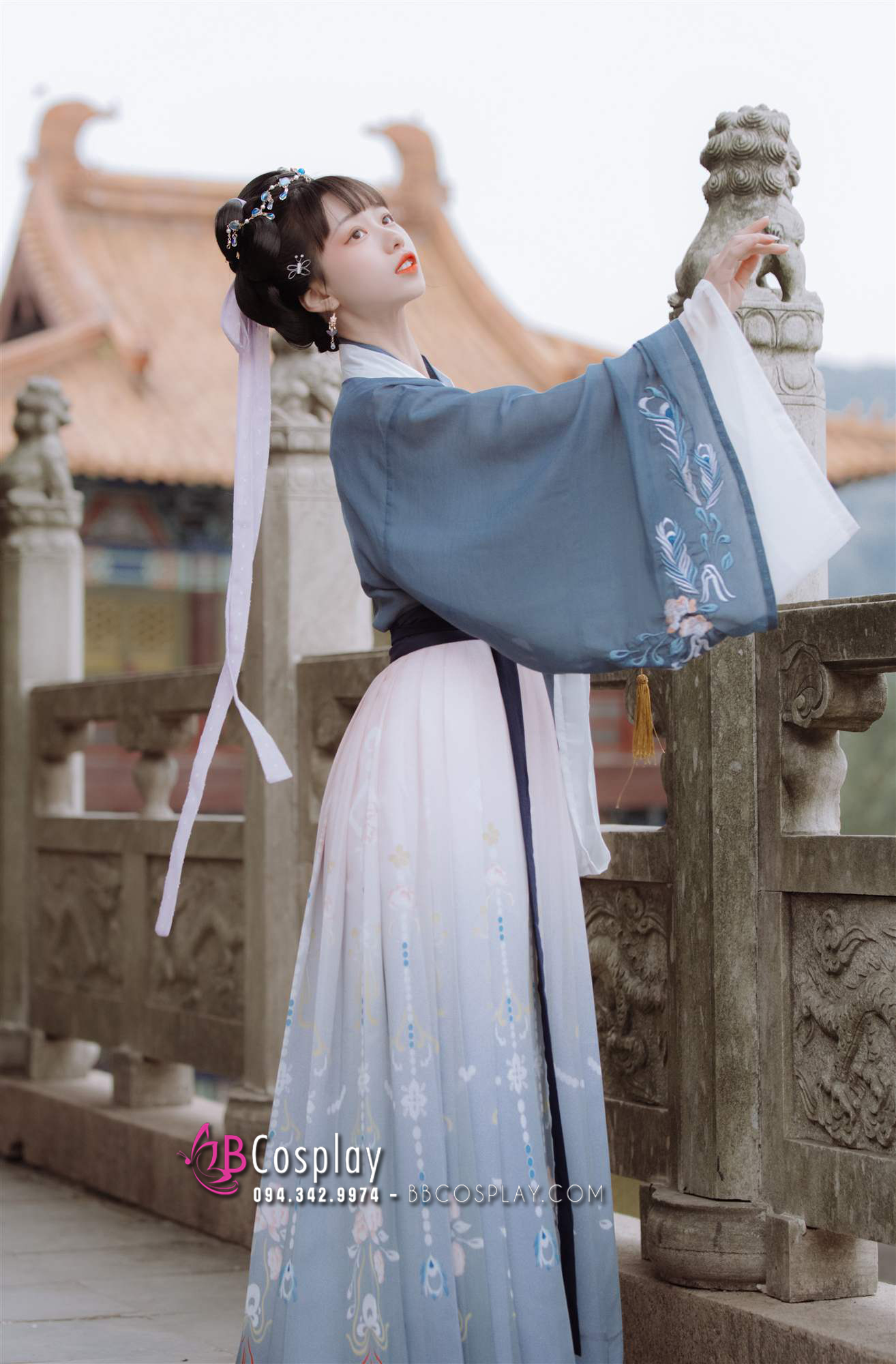 Hán Phục Chiết Eo Toàn Cơ