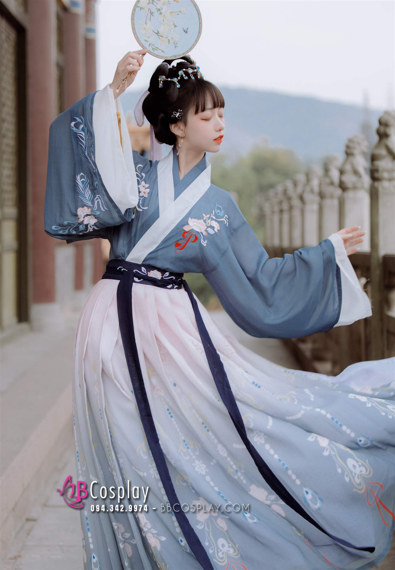 Hán Phục Chiết Eo Toàn Cơ