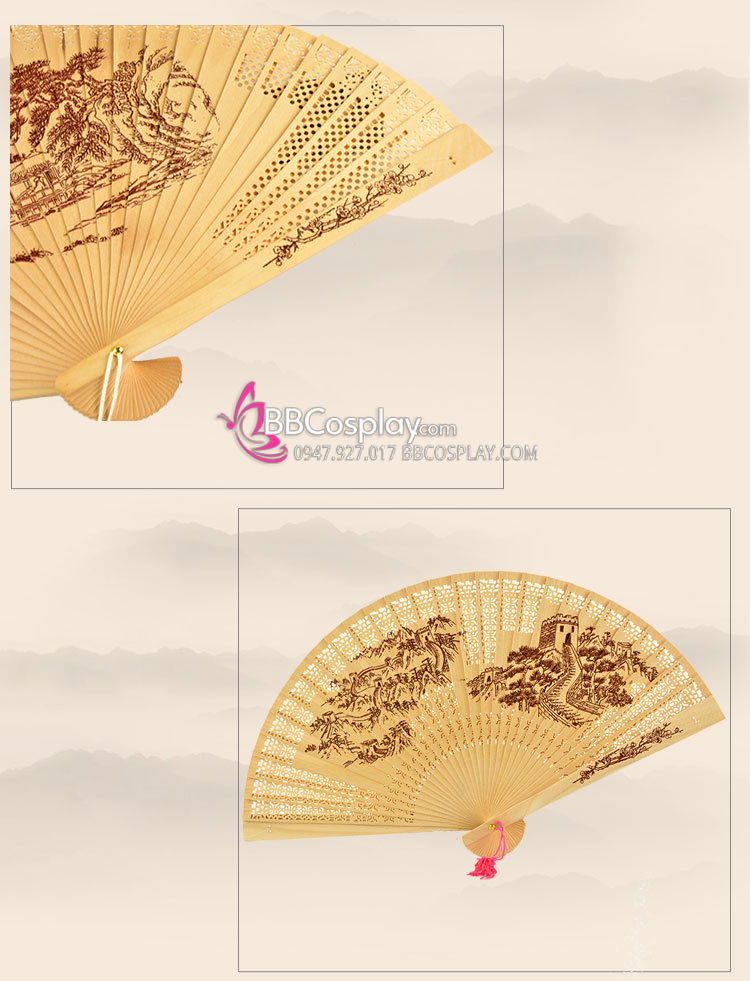 Quạt Gỗ - Cây Trúc