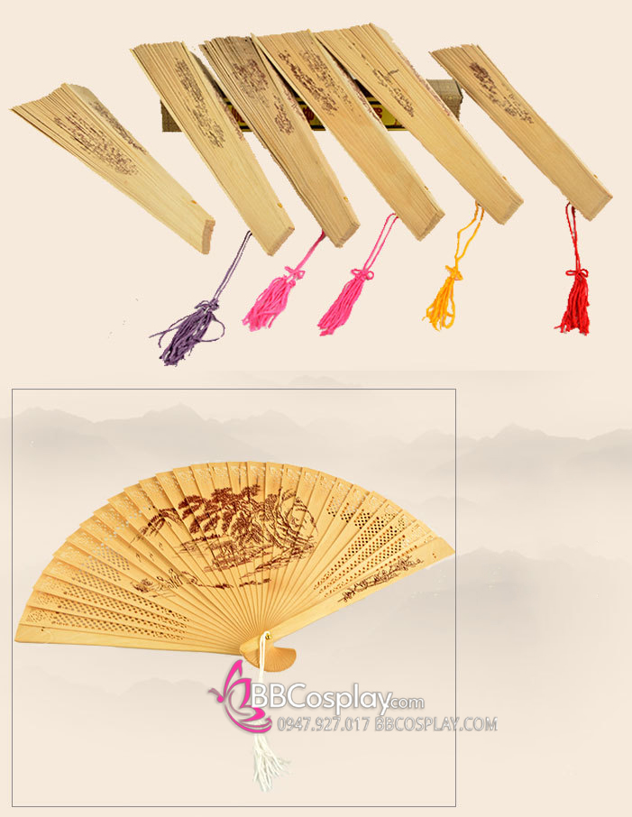 Quạt Gỗ - Cây Trúc
