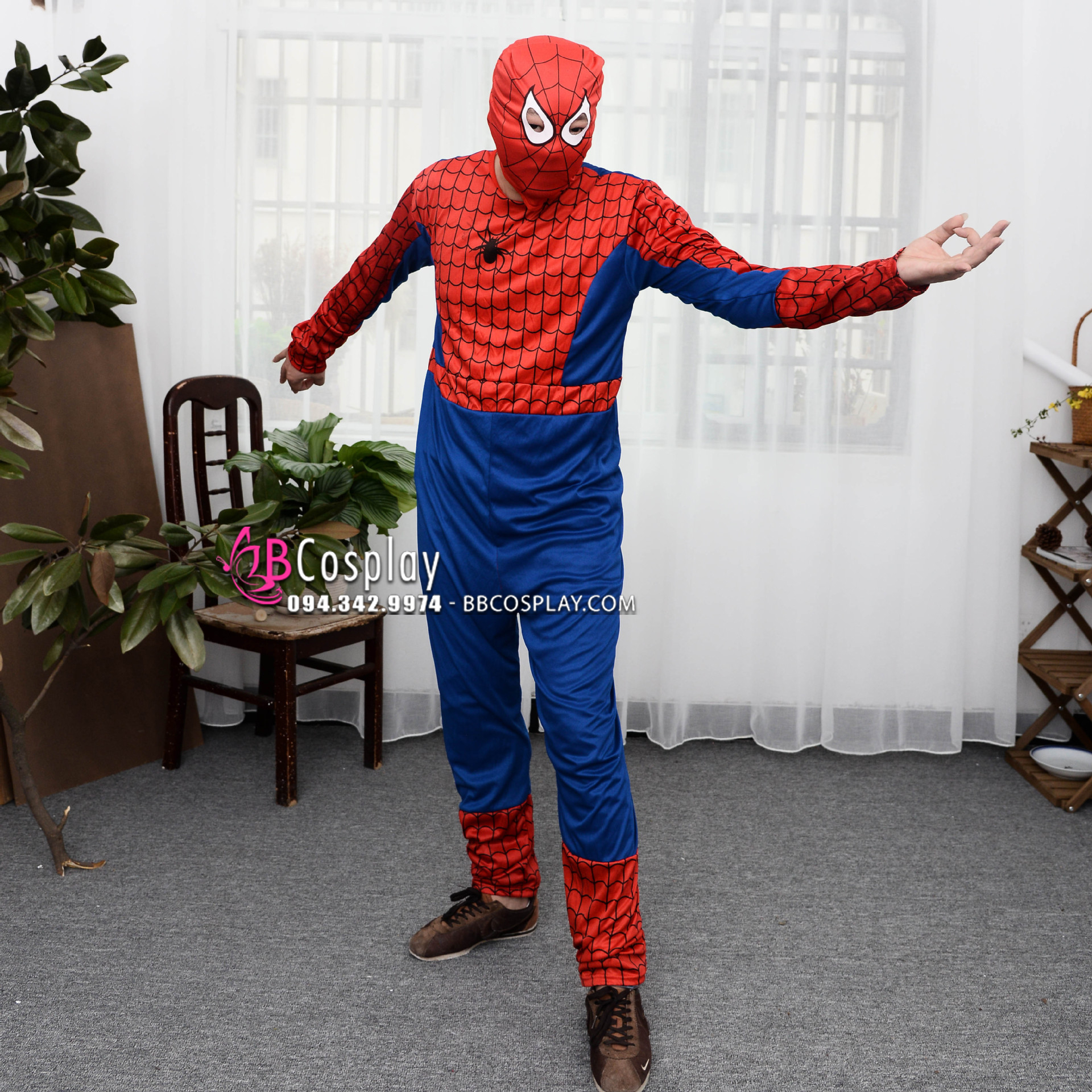Trang Phục Spiderman Vải Thun Giá Rẻ