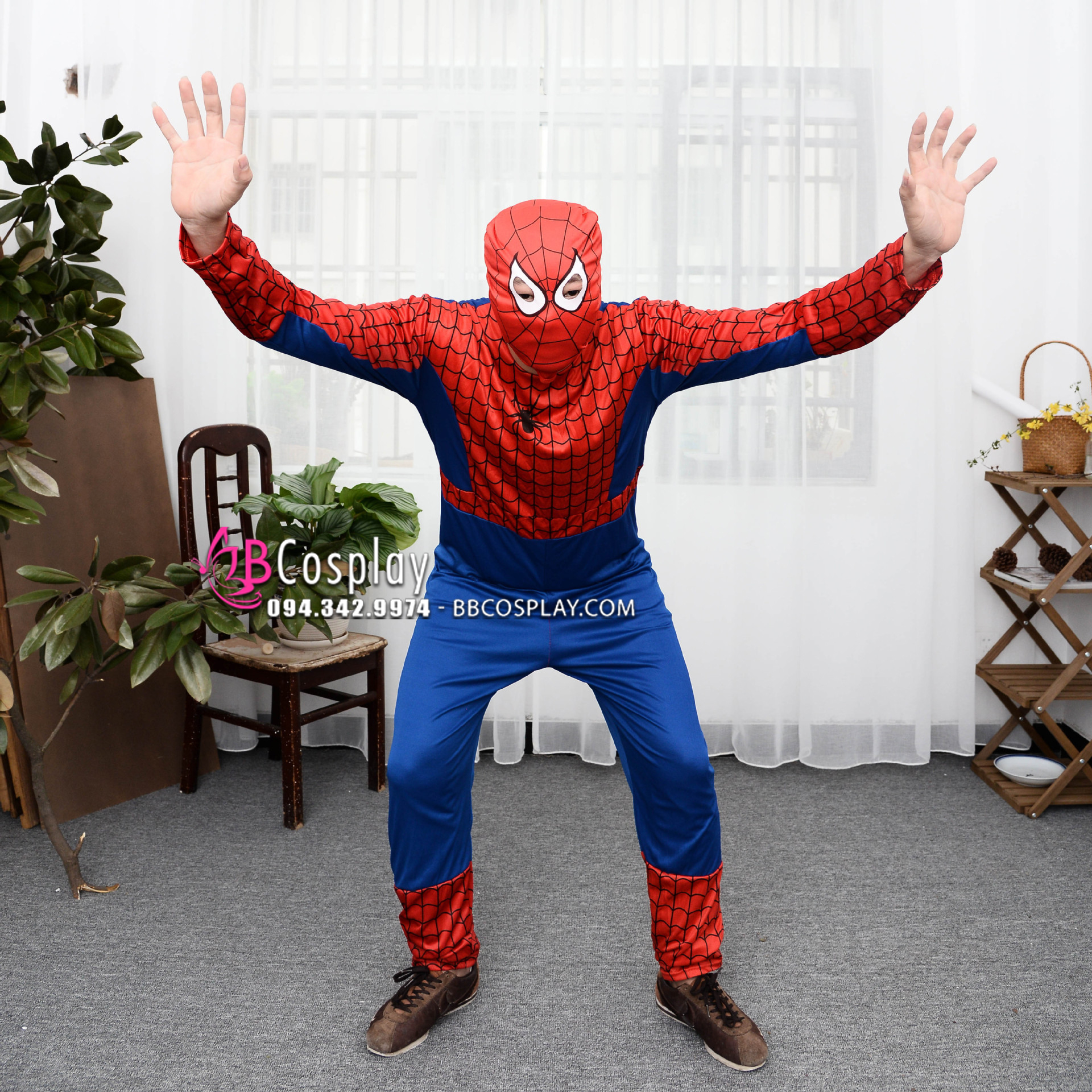 Trang Phục Spiderman Vải Thun Giá Rẻ