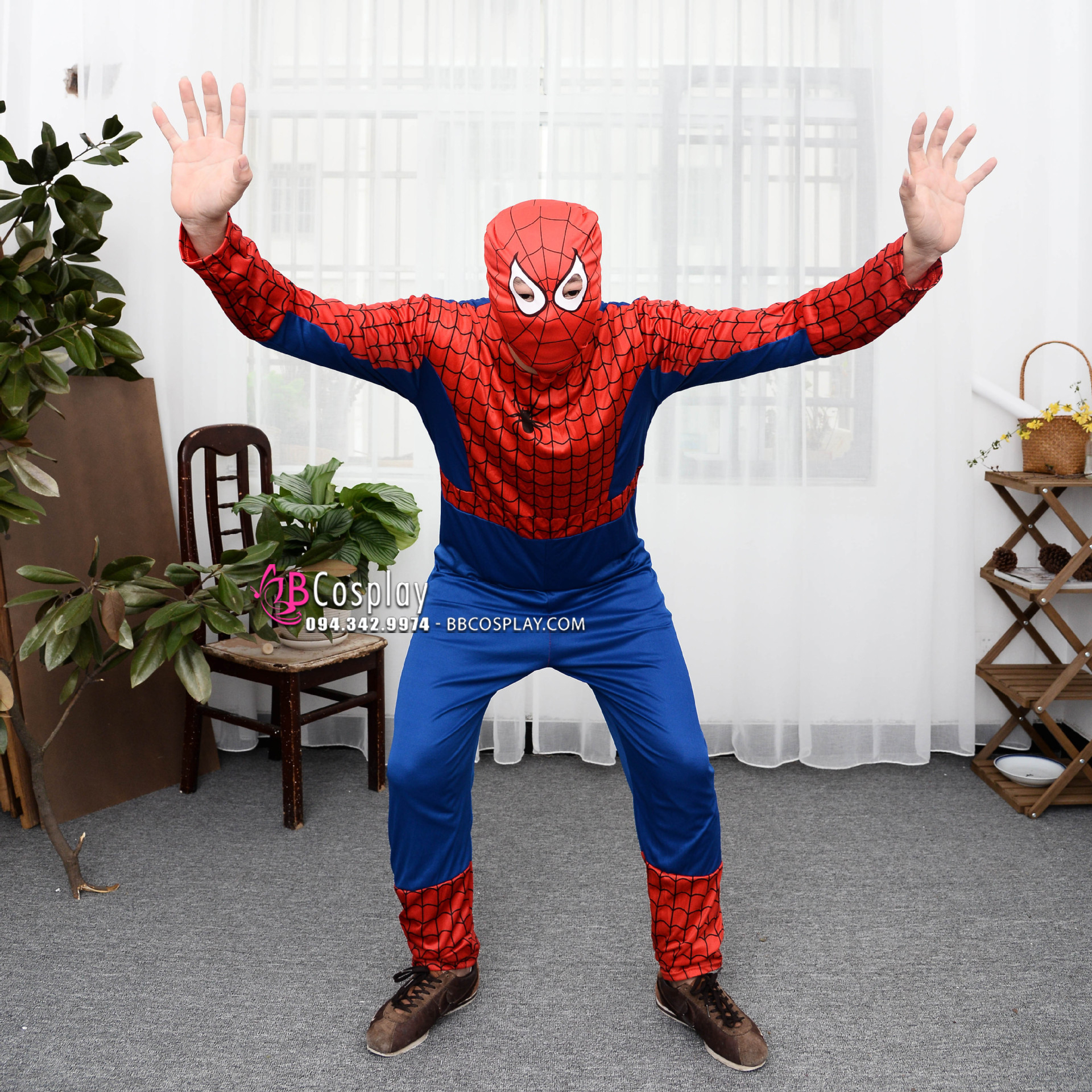 Trang Phục Spiderman Vải Thun Giá Rẻ