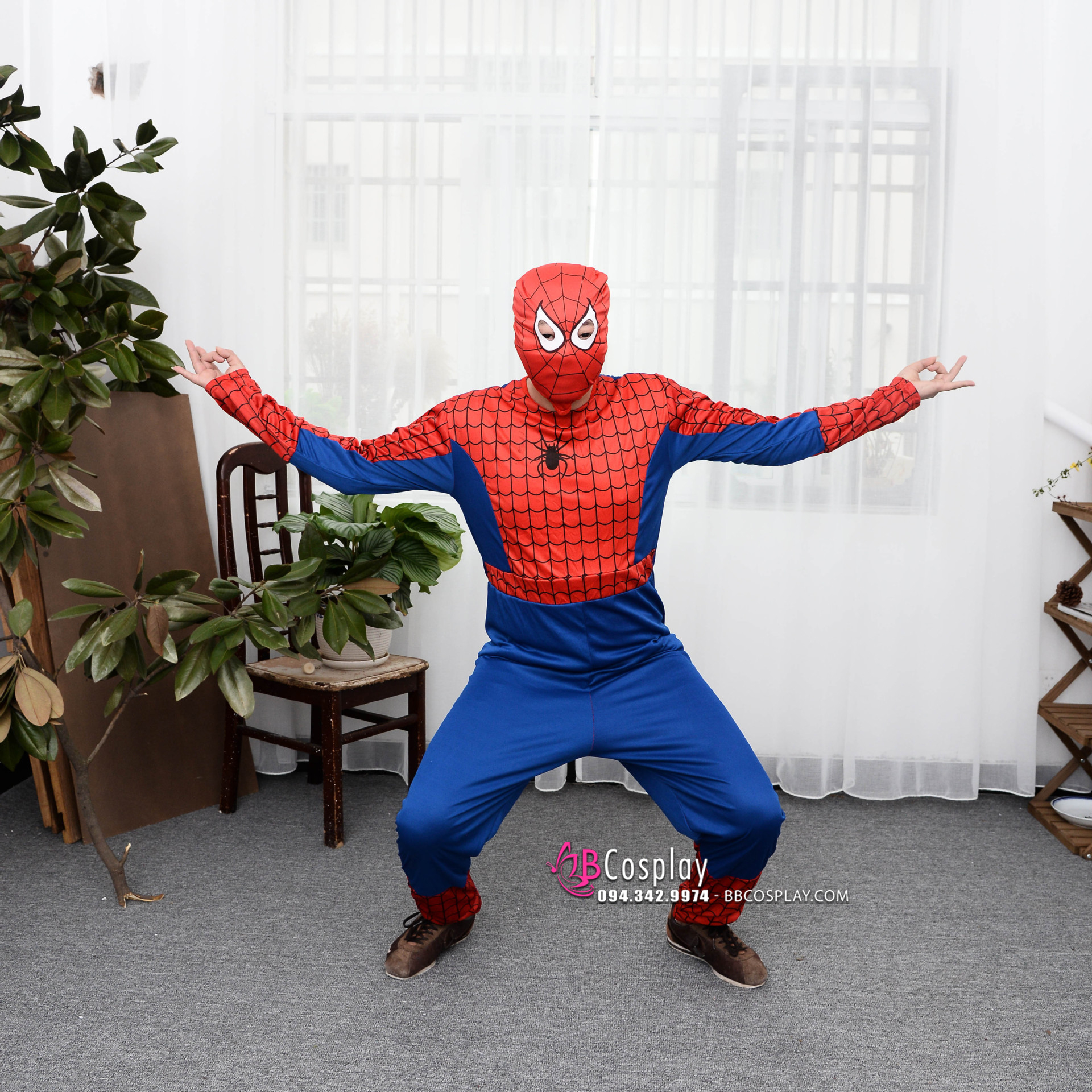 Trang Phục Spiderman Vải Thun Giá Rẻ