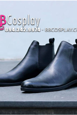 Giày Nam Tây Đen Size 42 Da Xịn Chuẩn Âu