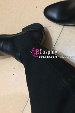 Giày Nam Tây Đen Size 42 Da Xịn Chuẩn Âu
