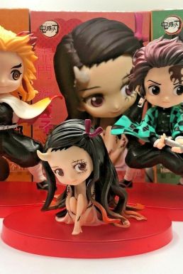 Mô Hình Figure Kamado Nezuko Chibi - Kimetsu No Yaiba (Loại Lớn)