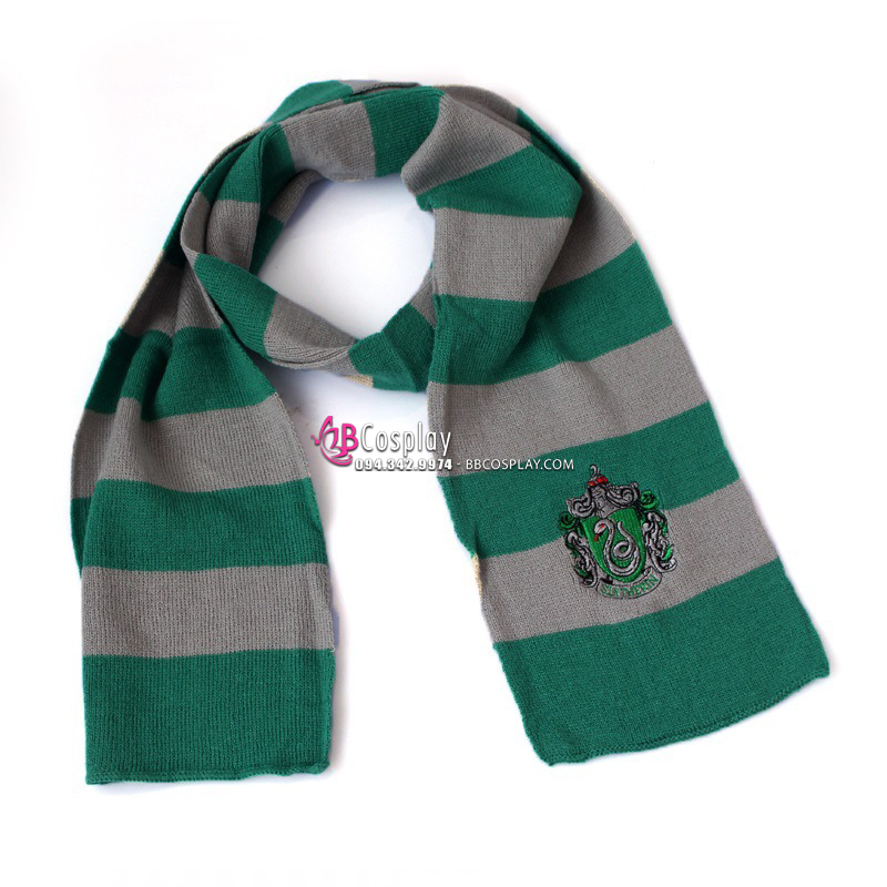 Khăn Choàng Cổ Harry Potter Nhà Salazar Slytherin