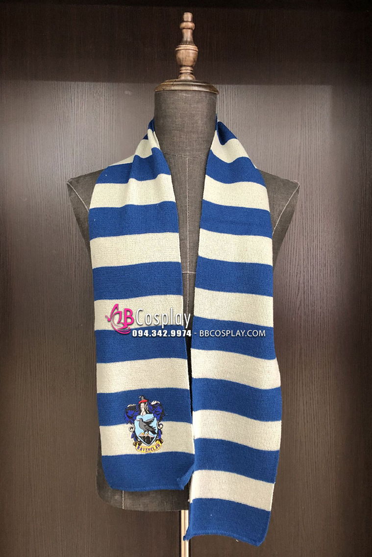 Khăn Choàng Cổ Harry Potter Nhà Rowena Ravenclaw 150Cm