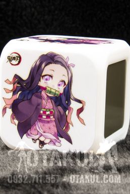 Đồng Hồ Báo Thức Vuông Nezuko - Kimetsu No Yaiba