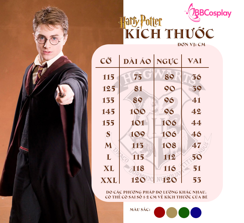 Áo Khoác Harry Potter Trường Hogwarts - Nhà Helga Hufflepuff