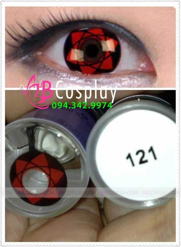 Lens Cosplay 121, Naruto - Sasuke Sharingan