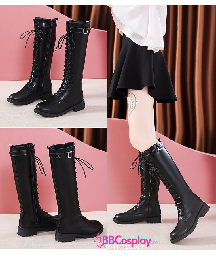 Giày Boot Nam Nữ Cổ Cao